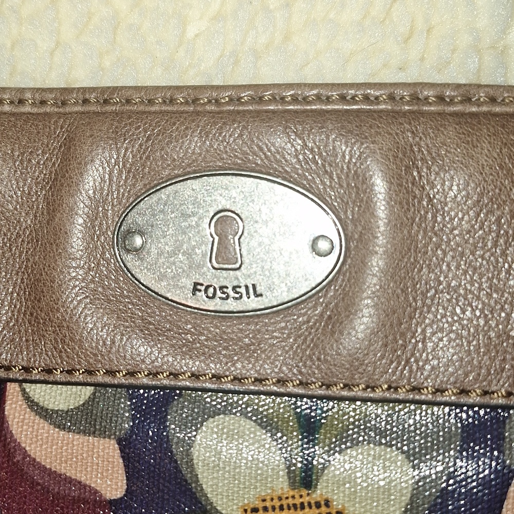 VINTAGE FOSSIL Key-Per Floral Handbag - Picture 15 of 15